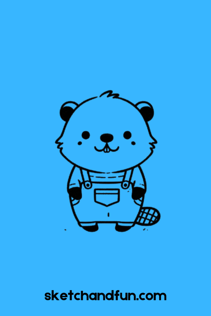 Beaver in Overalls