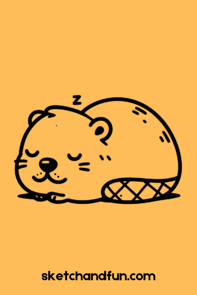 Sleeping Beaver