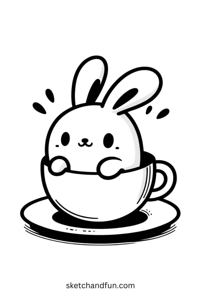 Bunny in a Cup ☕