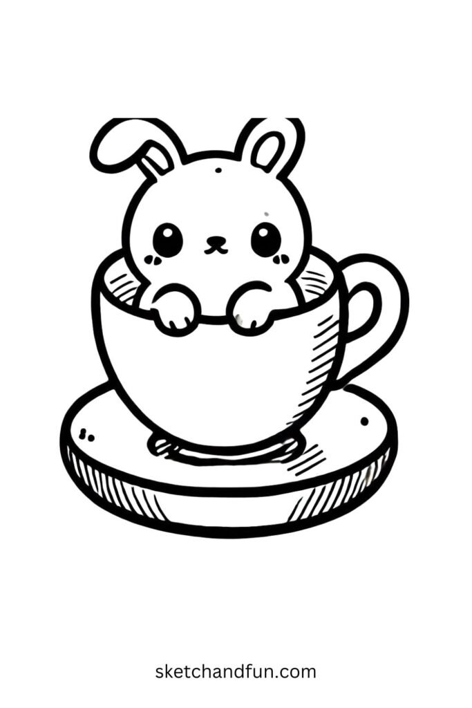 Bunny in a Cup ☕