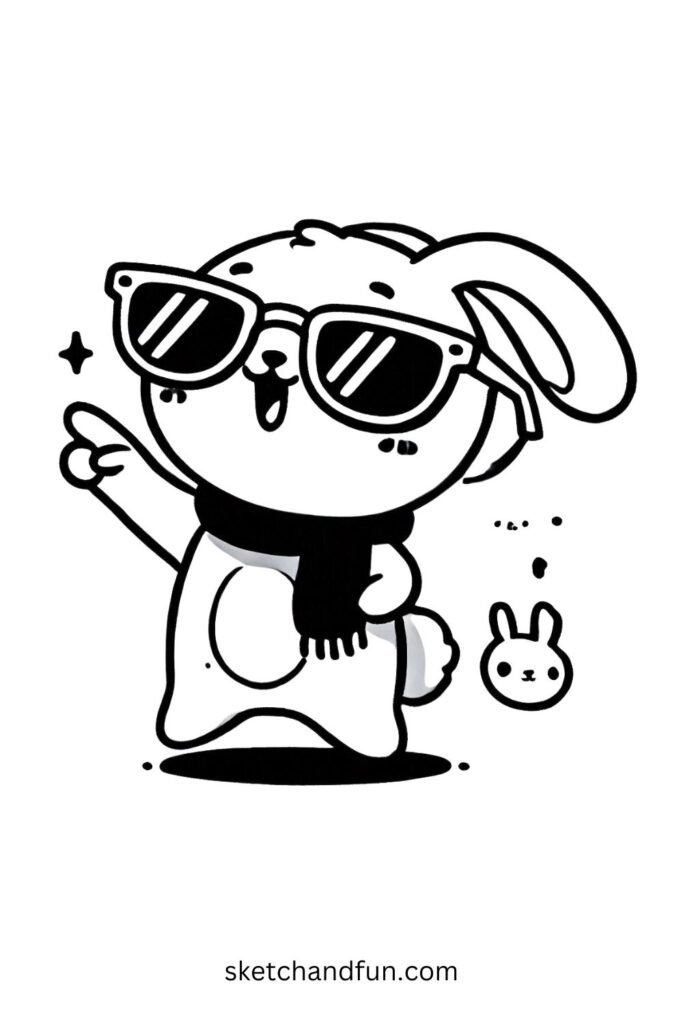 Bunny with Sunglasses 🕶️