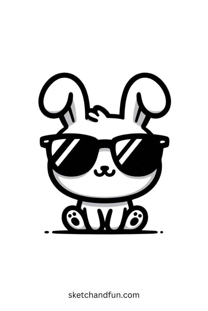 Bunny with Sunglasses 🕶️