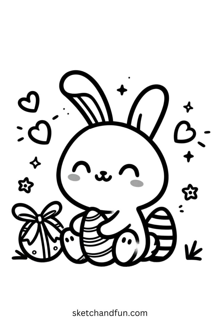 39  Easy Cute Bunny Drawing Ideas Sketch and Fun