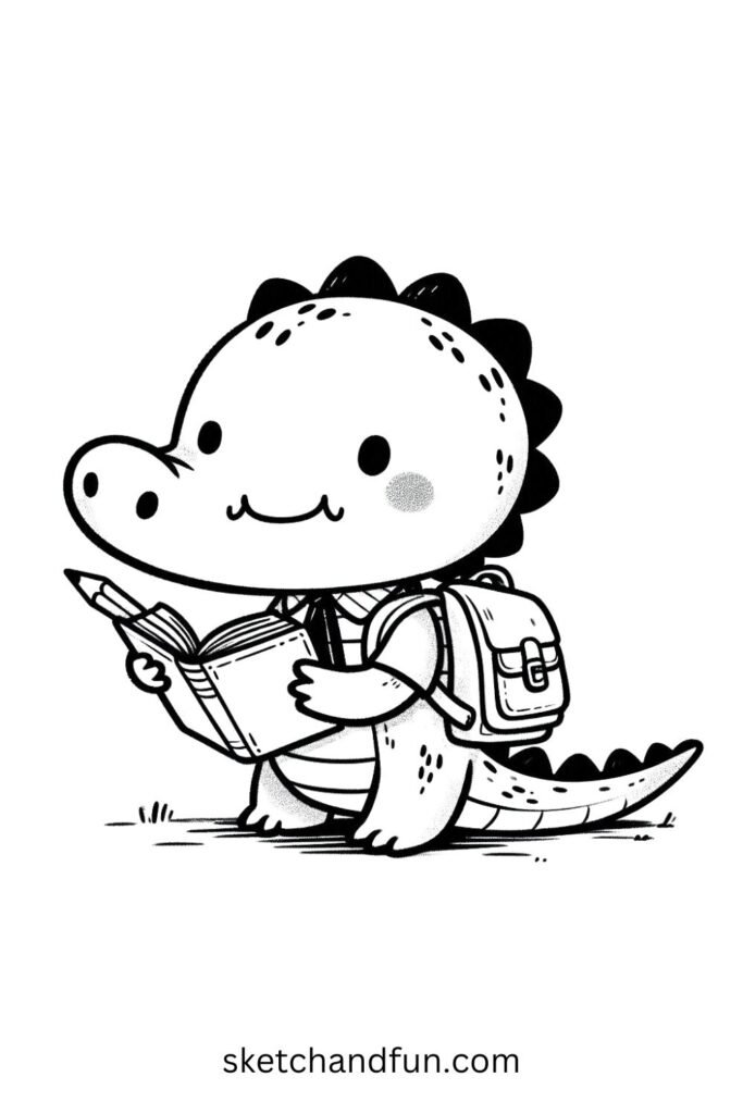 Alligator with a Backpack 🎒