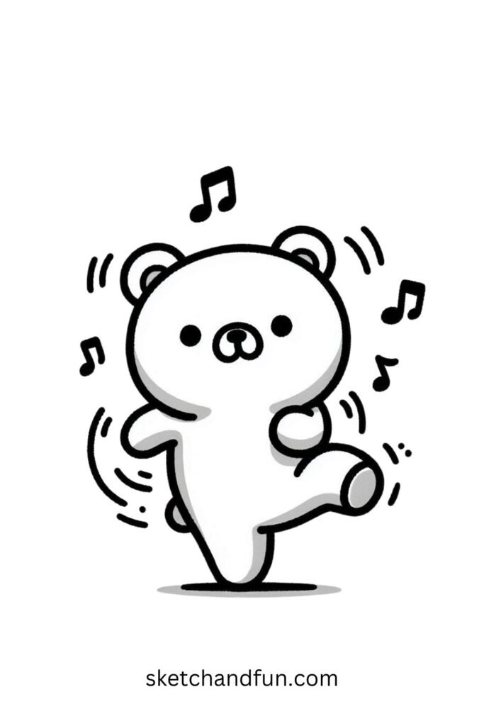 Dancing Bear Drawing 🕺🐾