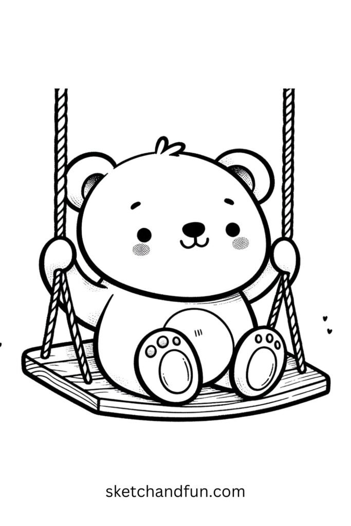 Bear on a Swing