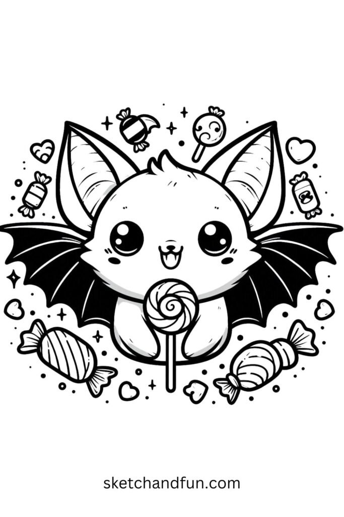 Cute Candy Bat