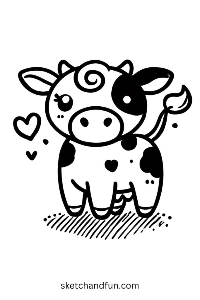 Heart-Nosed Cow 💕🐄