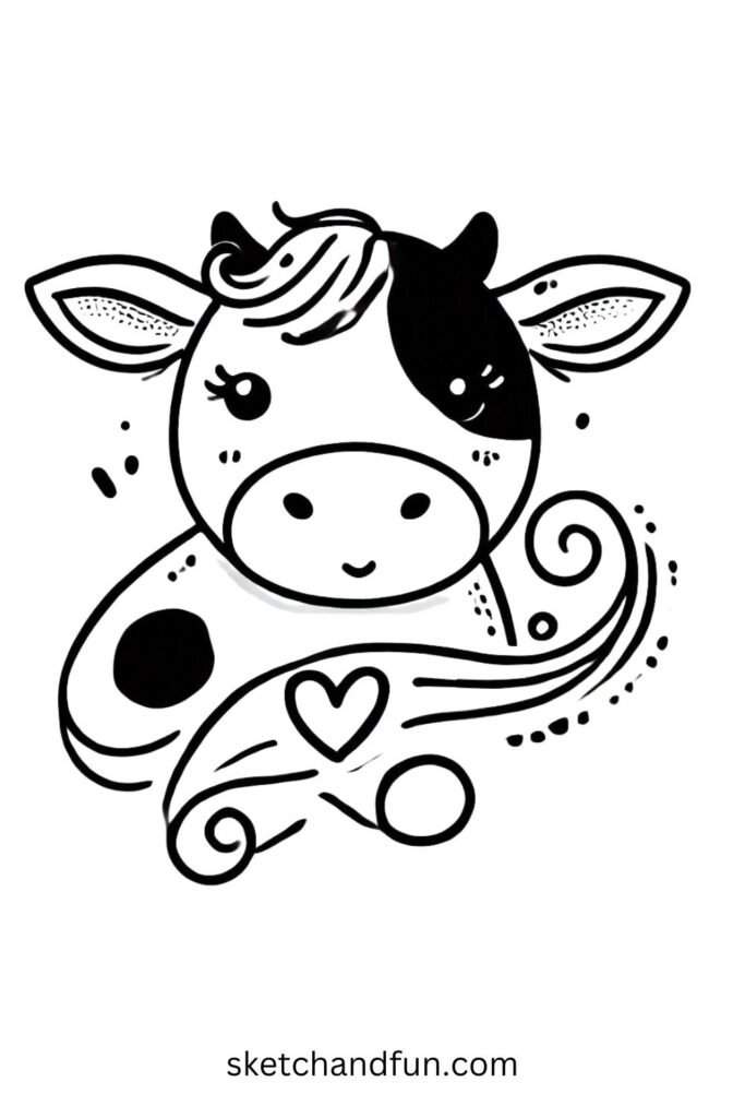 Heart-Nosed Cow 💕🐄