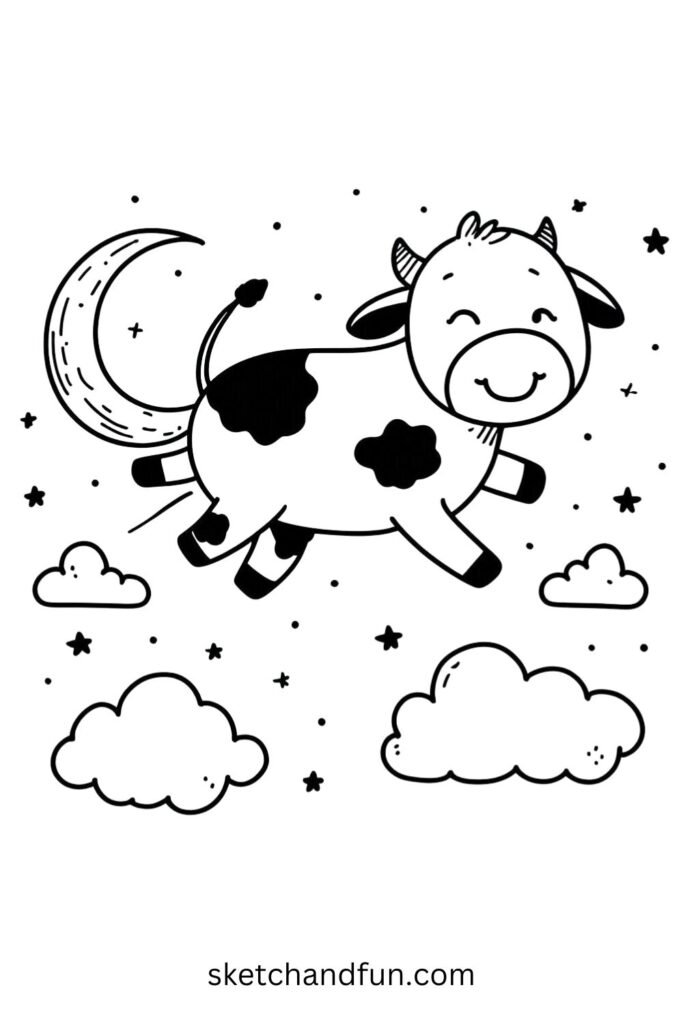 Cow Jumping Over the Moon 🌙🐮