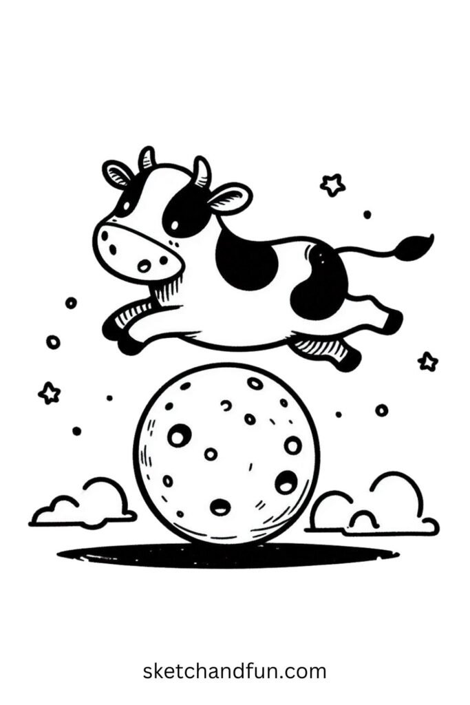 Cow Jumping Over the Moon 🌙🐮