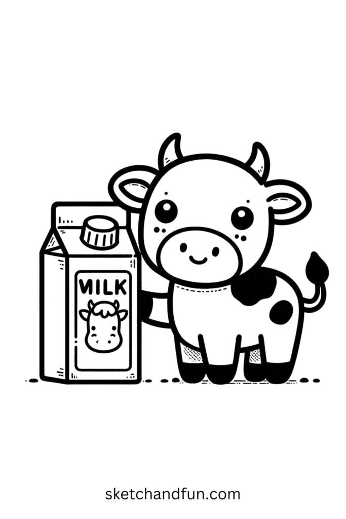 Milk-Loving Cow 🥛🐮