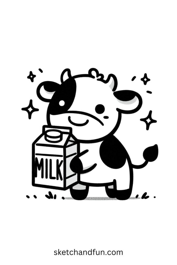 Milk-Loving Cow 🥛🐮