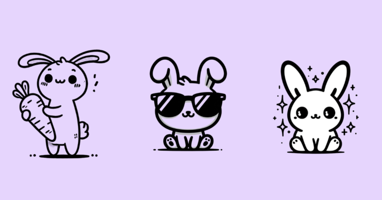 easy cute bunny drawing ideas