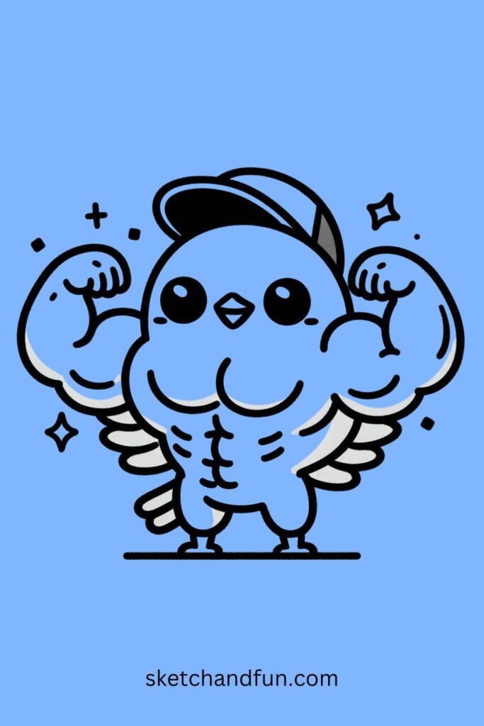 Flexing Buff Eagle 