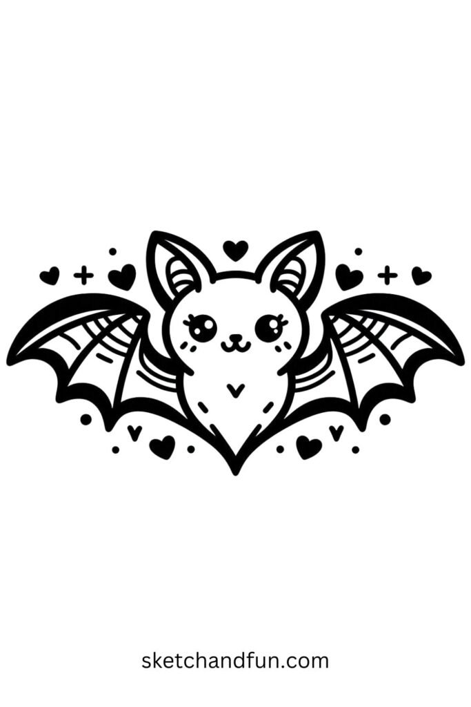 Cute Heart-Winged Bat