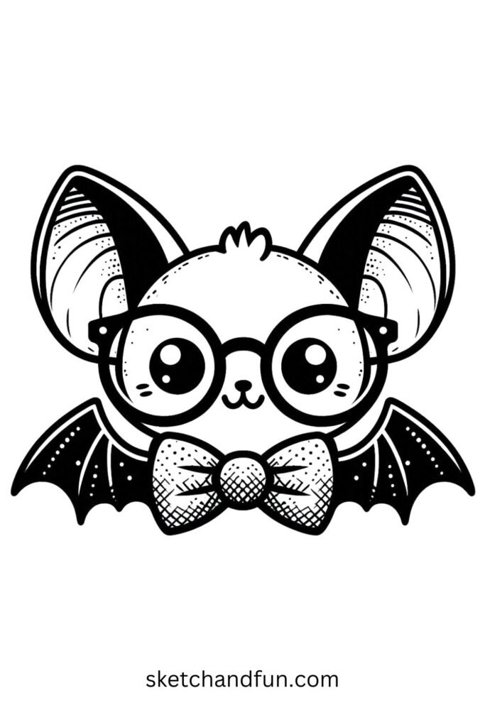 Bat with Glasses