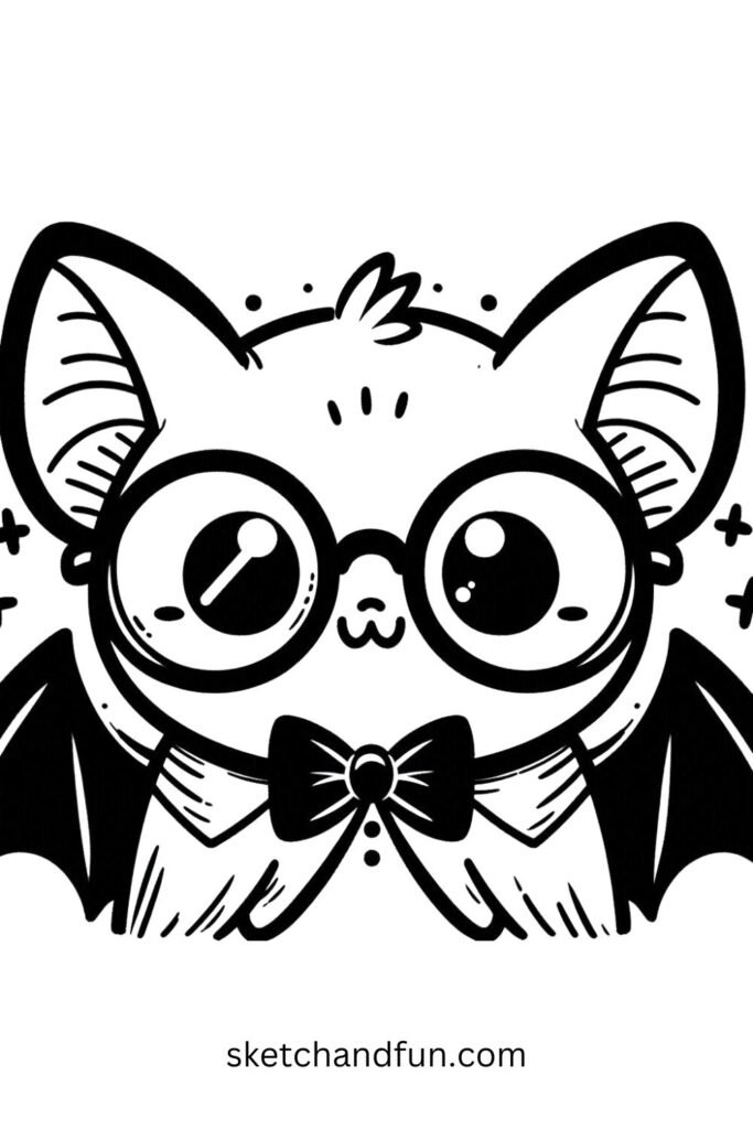 Bat with Glasses