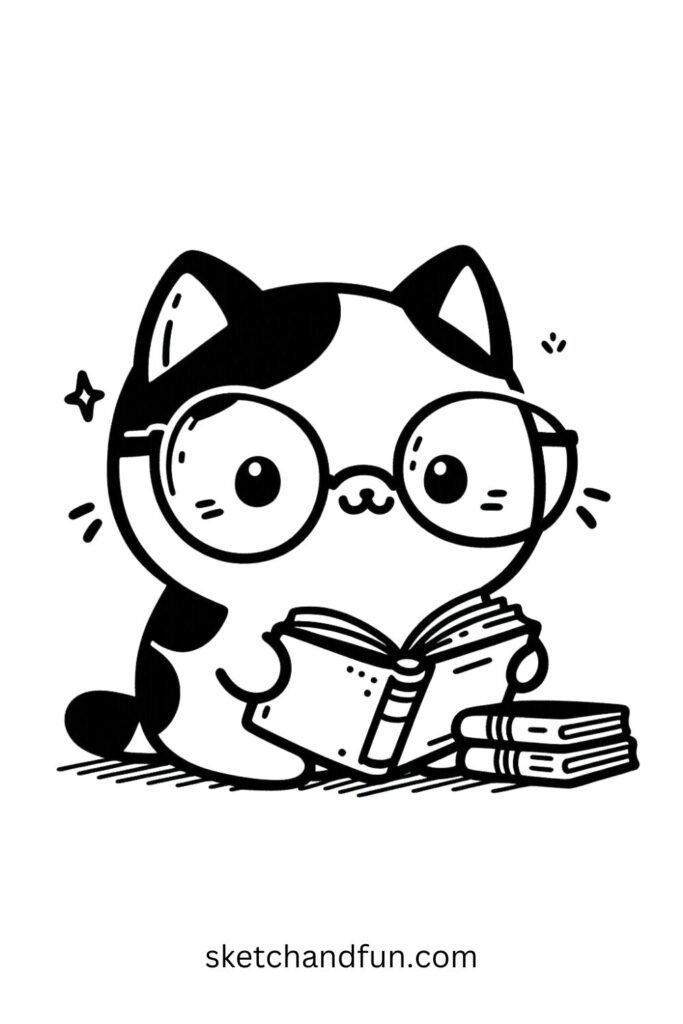 Reading Cat 📚