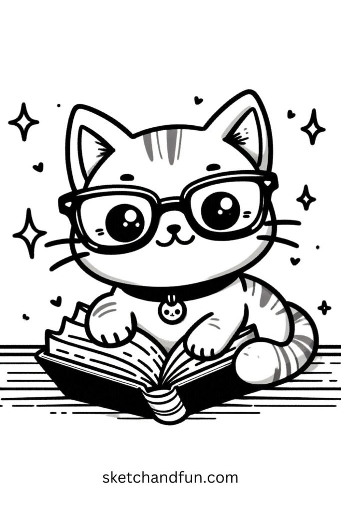 Reading Cat 📚