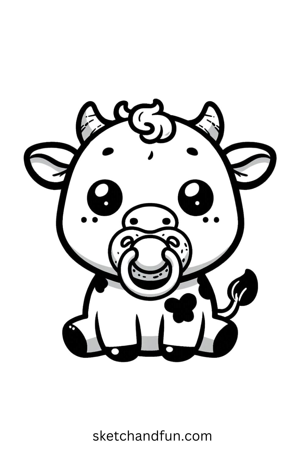 45  Easy Cute Cow Drawing Ideas Sketch and Fun