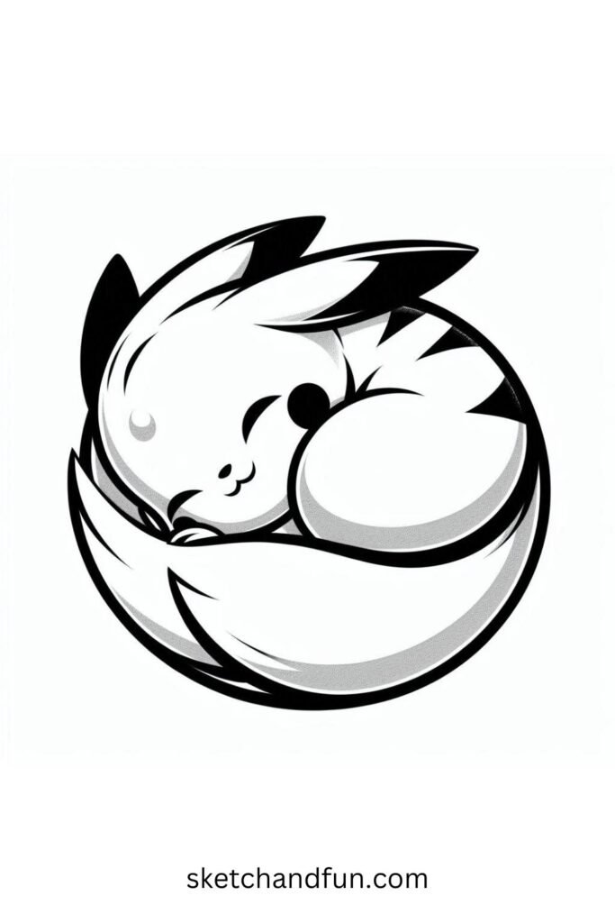 Sleeping Pikachu 