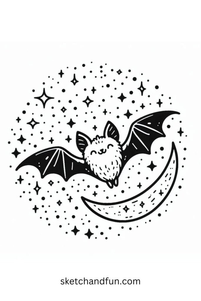 Starry Night Bat 