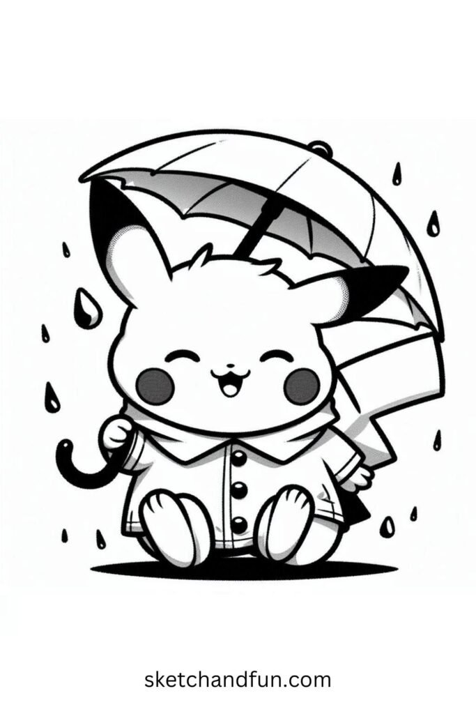 Raincoat Pikachu 