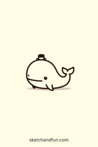 40+ Easy Cute Whale Drawing Ideas - Sketch and Fun