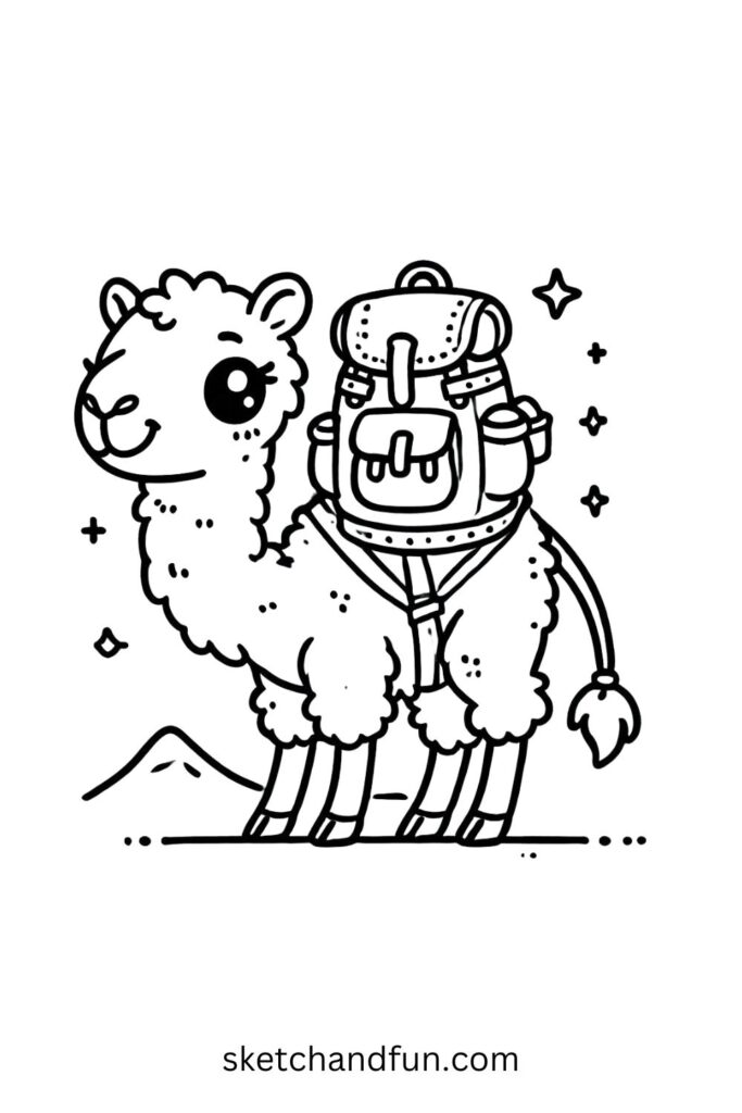 Camel with a Backpack