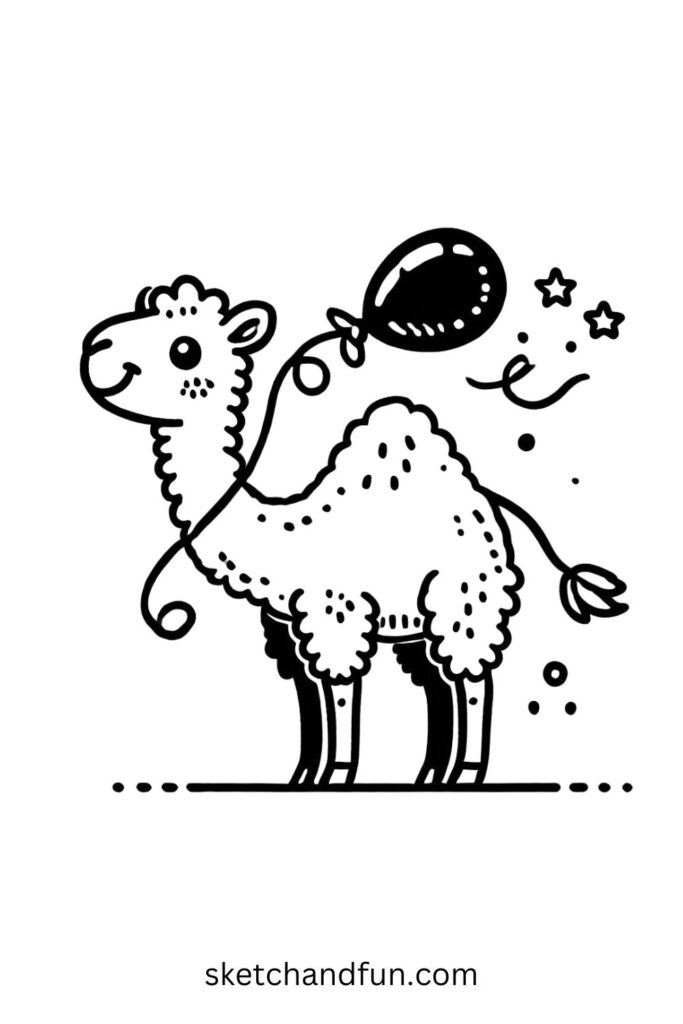 Camel with a Balloon