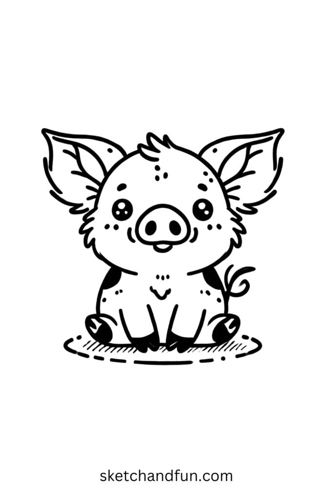 Boar with Big Ears 