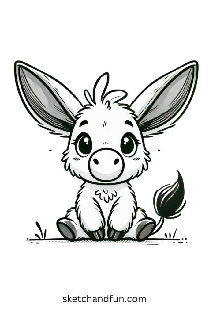 Long-Eared Donkey 