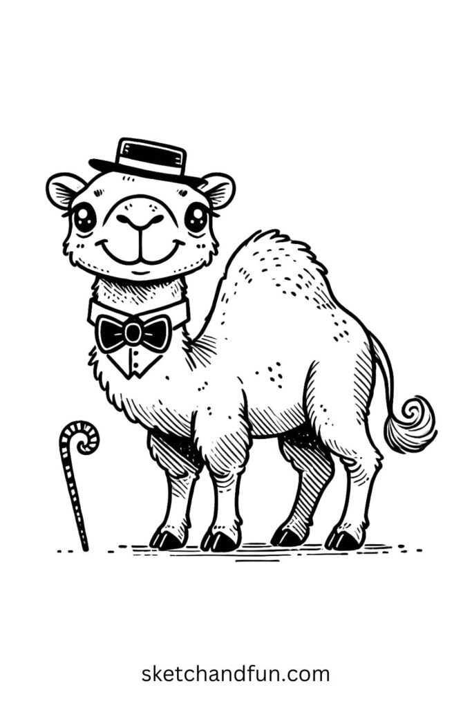 Camel with a Bowtie
