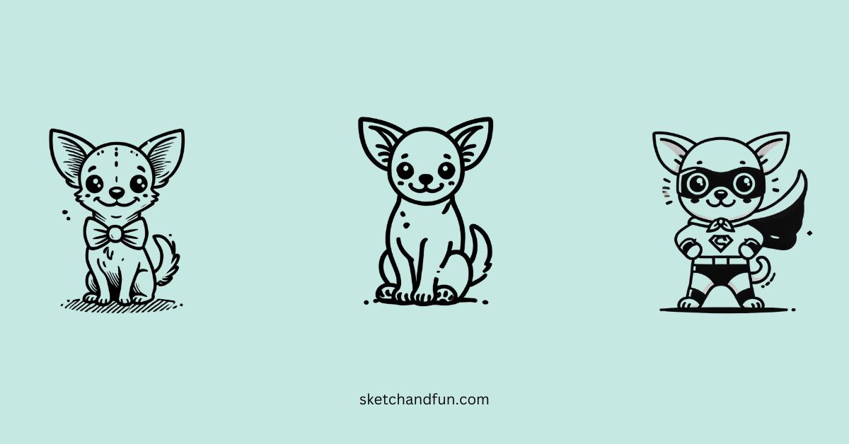 ð¶ 39+ Easy Cute Chihuahua Drawing Ideas ✨