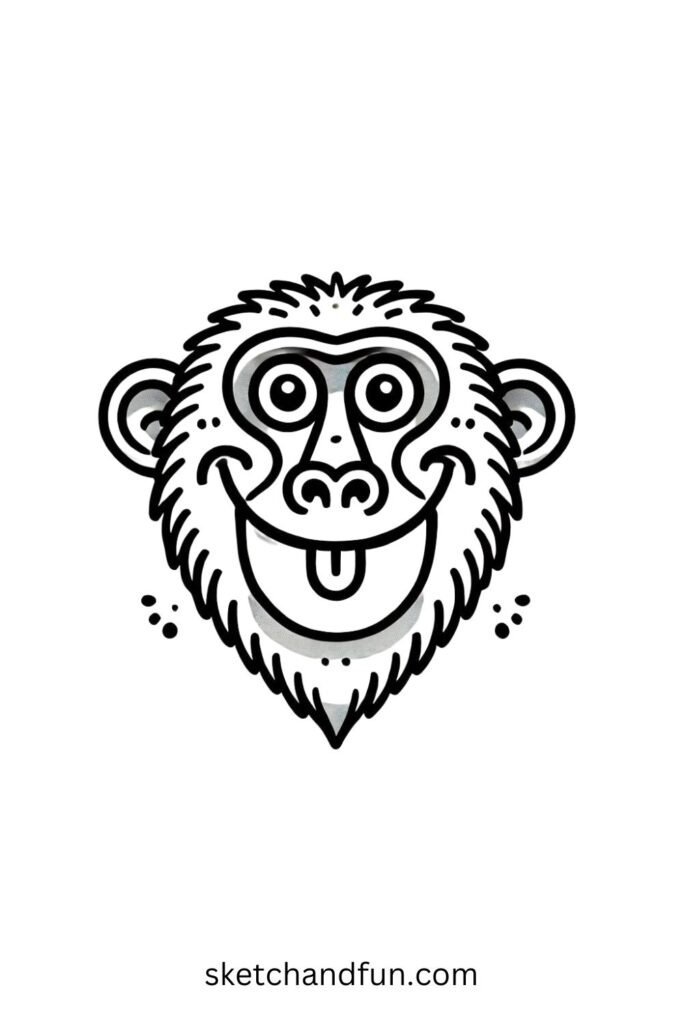 Funny Baboon Face