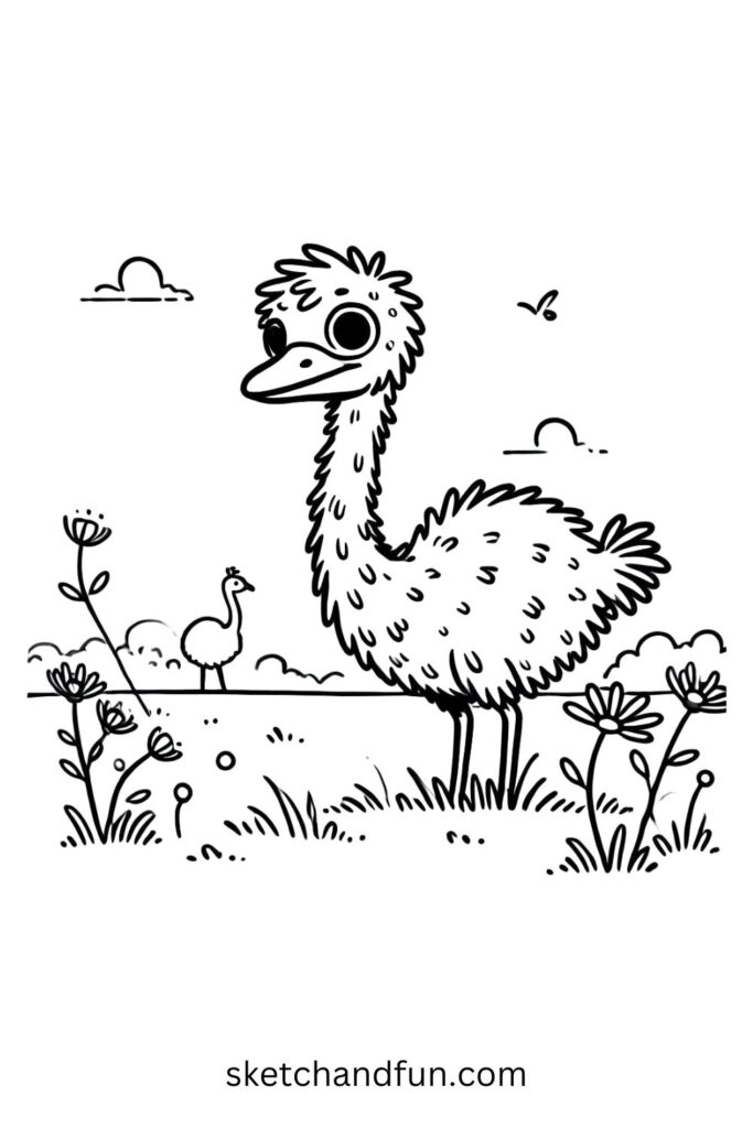 Happy Field Emu 