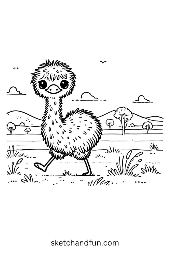 Happy Field Emu 