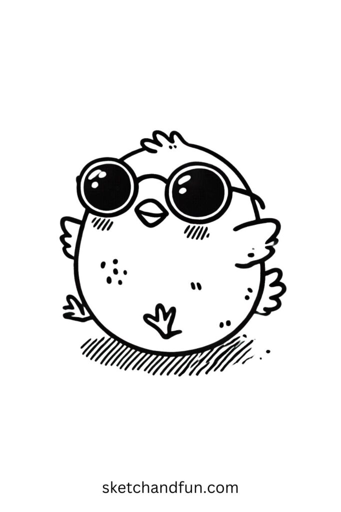 Chick with Sunglasses