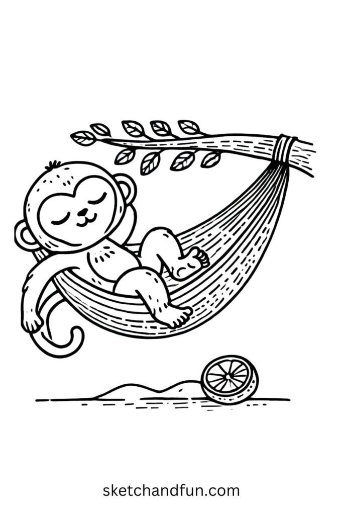 Monkey in a Hammock
