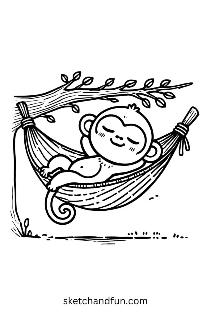 Monkey in a Hammock