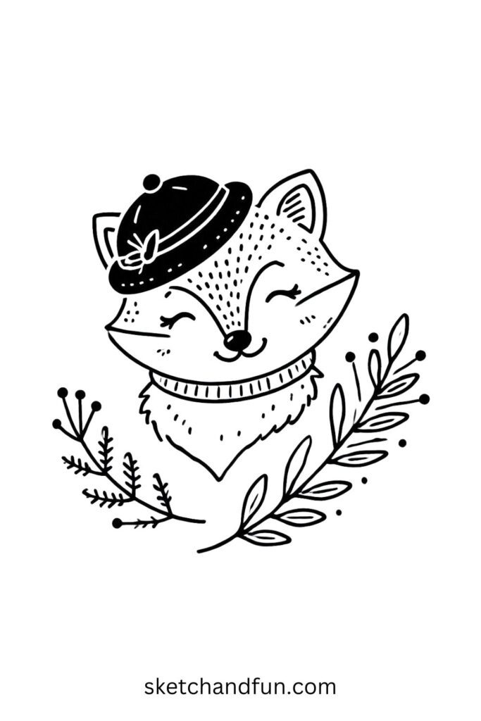 Fox in a Hat 