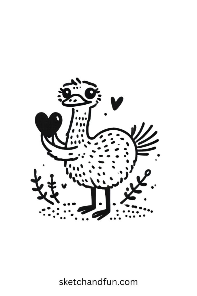 Heart-Warming Emu 