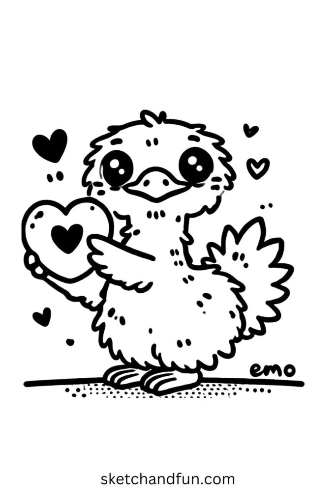 Heart-Warming Emu 