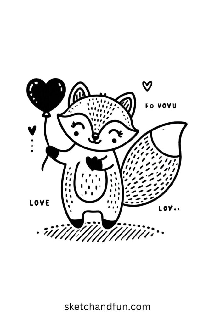 Fox with Heart 