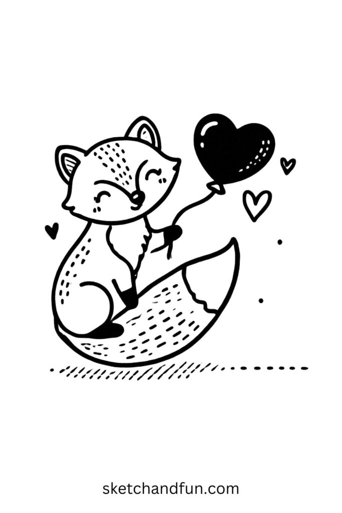 Fox with Heart 