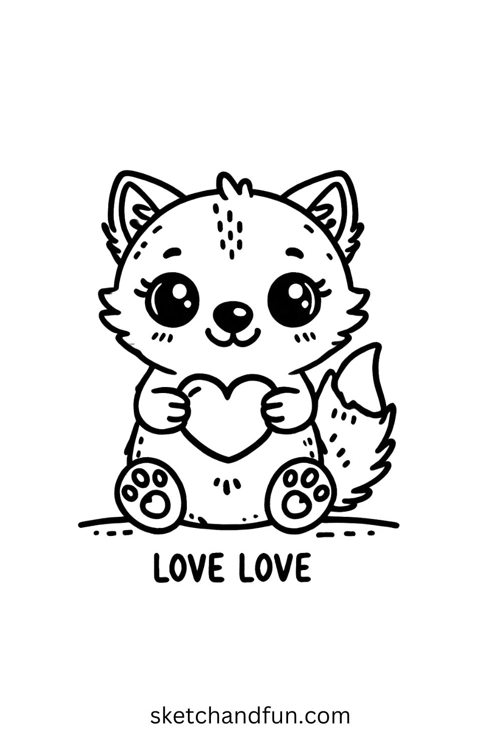 40  Easy Cute Wolf Drawing Ideas Sketch and Fun