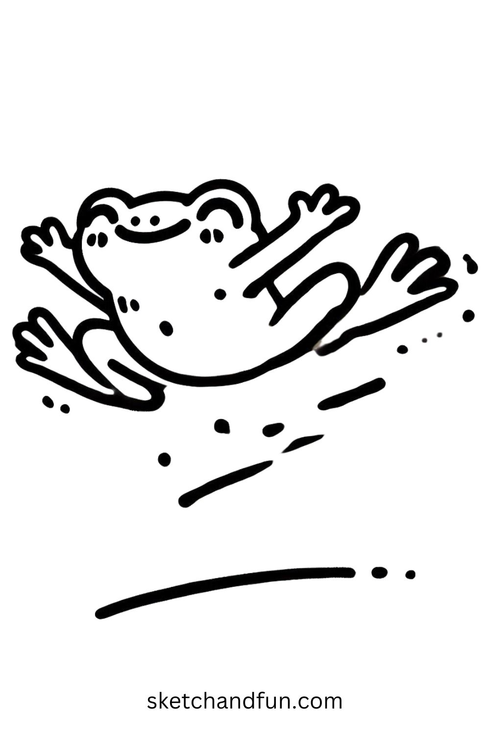 39+ Easy Cute Frog Drawing Ideas - Sketch and Fun