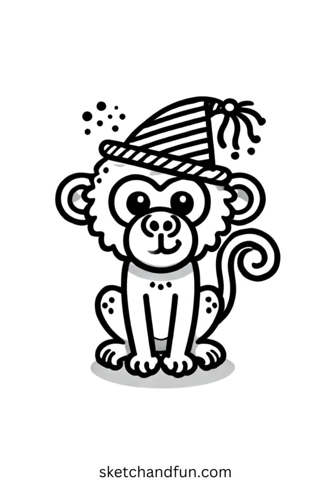 Baboon with a Hat 