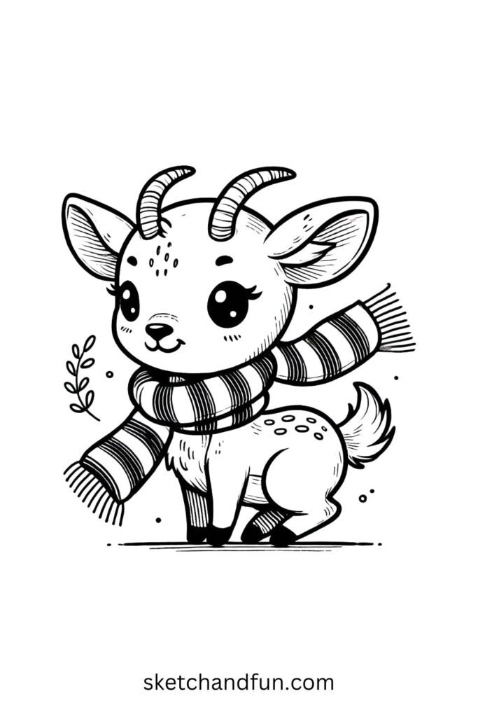 Antelope with a Scarf 🧣️